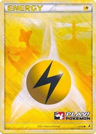 Lightning Energy (Play! Pokemon) 091/095  - Holofoil League & Championship Cards