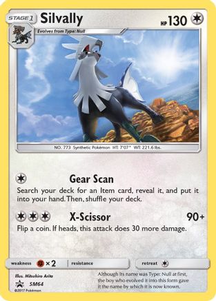 Silvally SM64  - Holofoil SM Promos