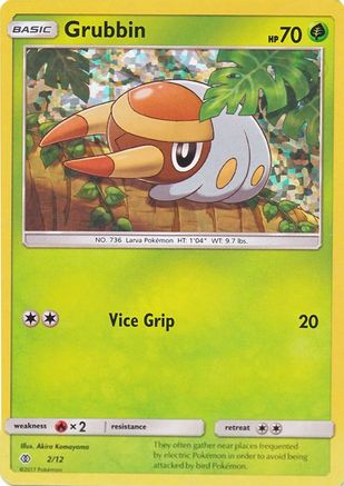 Grubbin 002/12  - Holofoil McDonalds Promos 2017