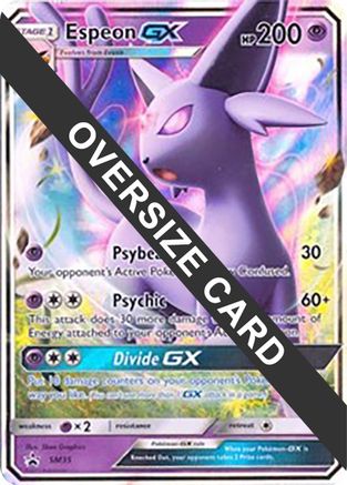 Espeon GX (SM Black Star Promos) SM35  - Holofoil Jumbo Cards