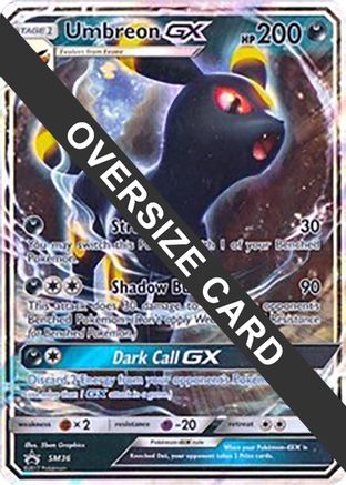 Umbreon GX SM36  - Holofoil Jumbo Cards