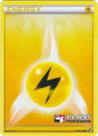 Lightning Energy (Play! Pokemon) 108/114  - Holofoil League & Championship Cards