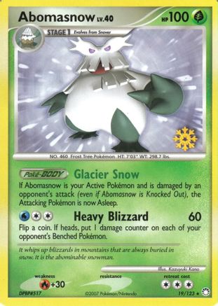 Abomasnow 019/123  Countdown Calendar Promos