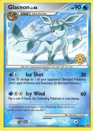 Glaceon 020/100  Countdown Calendar Promos