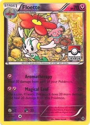 Floette (Pokemon League) 102/162  - Reverse Holofoil League & Championship Cards