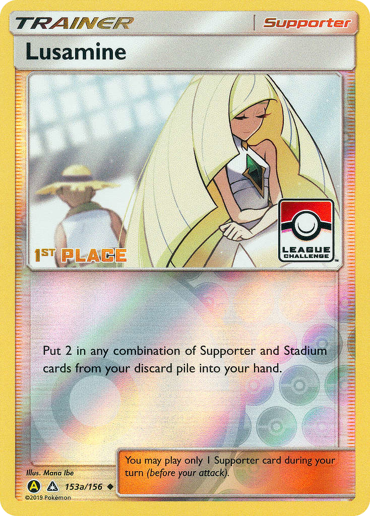 Lusamine 153a  - Reverse Holofoil Ultra Prism