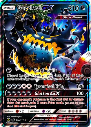 Guzzlord GX 63a/111  - Holofoil Alternate Art Promos