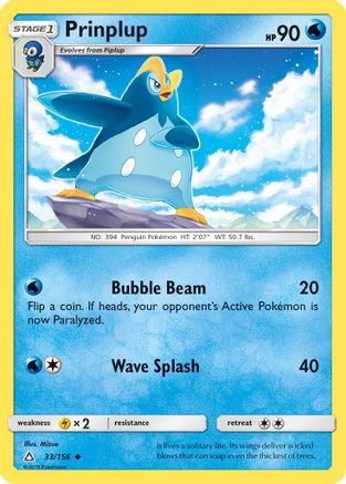 Prinplup 033/156  SM  Ultra Prism