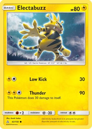 Electabuzz 043/156  SM  Ultra Prism