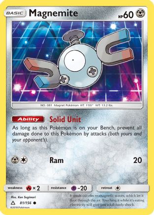 Magnemite (81) (81) 081/156  SM  Ultra Prism