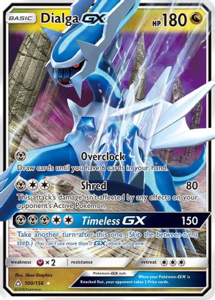 Dialga GX 100/156  - Holofoil SM  Ultra Prism