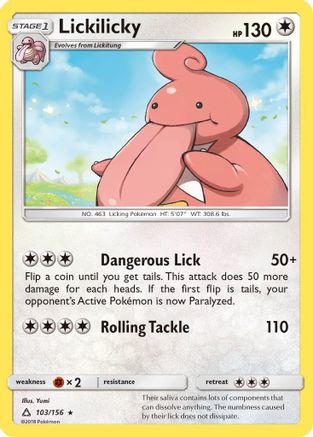 Lickilicky 103  SM  Ultra Prism