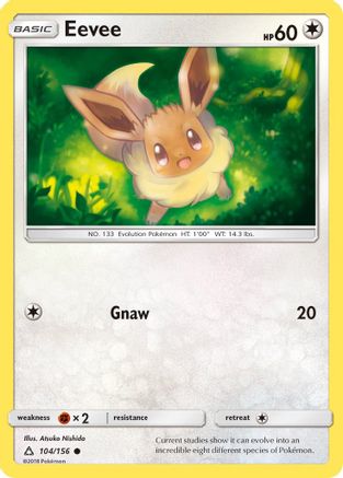 Eevee (104) (104) 104/156  SM  Ultra Prism