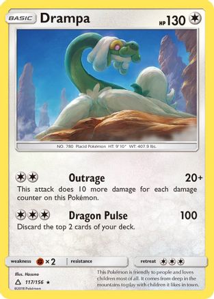 Drampa 117  - Holofoil SM  Ultra Prism