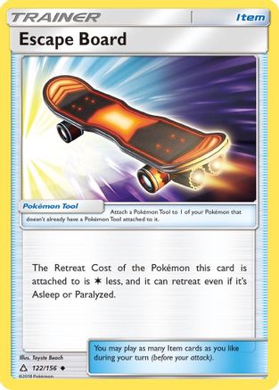Escape Board 122/156  - Reverse Holofoil SM  Ultra Prism