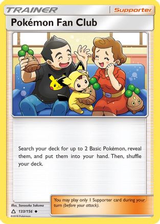 Pokemon Fan Club 133/156  SM  Ultra Prism