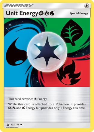 Unit Energy GRW 137/156  - Reverse Holofoil SM  Ultra Prism