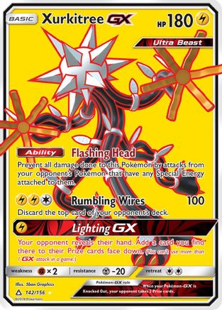 Xurkitree GX (Full Art) 142  - Holofoil SM  Ultra Prism