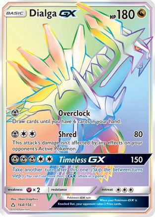 Dialga GX (Secret Rare) 164  - Holofoil SM  Ultra Prism