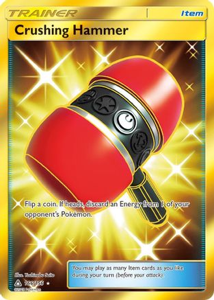 Crushing Hammer (Secret Rare) 166  - Holofoil SM  Ultra Prism