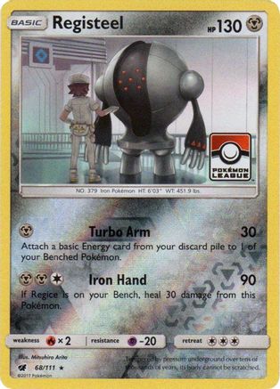 Registeel (Pokemon League) 068/111  - Reverse Holofoil League & Championship Cards