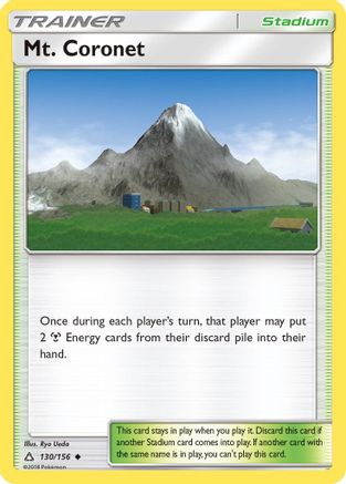 Mt. Coronet 130/156  - Reverse Holofoil SM  Ultra Prism