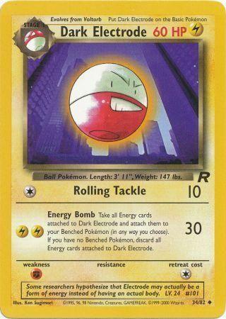Dark Electrode 034/82 - Unlimited Team Rocket