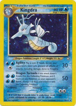 Kingdra 008/111 - Unlimited Holofoil Neo Genesis