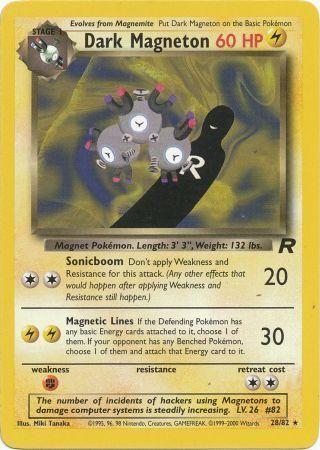 Dark Magneton 028/82 - Unlimited Team Rocket
