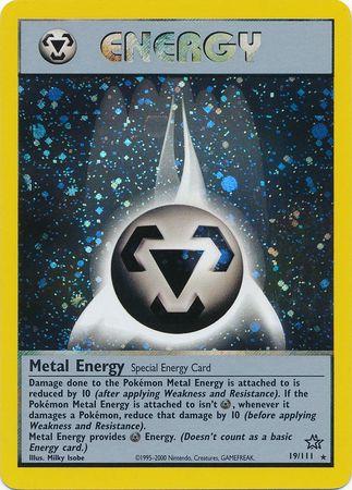 Metal Energy 019/111 - Unlimited Holofoil Neo Genesis