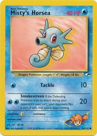 Misty's Horsea 086/132 - Unlimited Gym Heroes