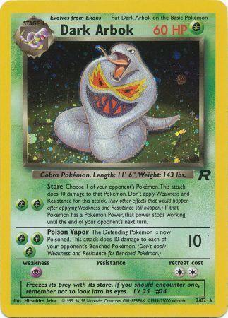 Dark Arbok 002/82 - Unlimited Holofoil Team Rocket