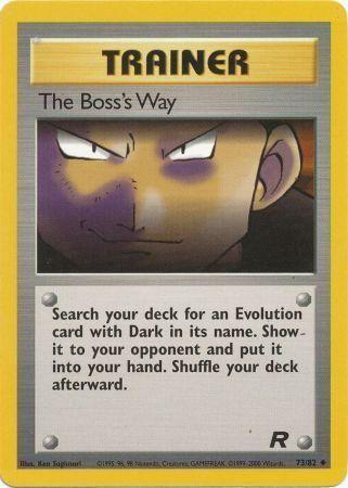 The Boss's Way 073/82 - Unlimited Team Rocket