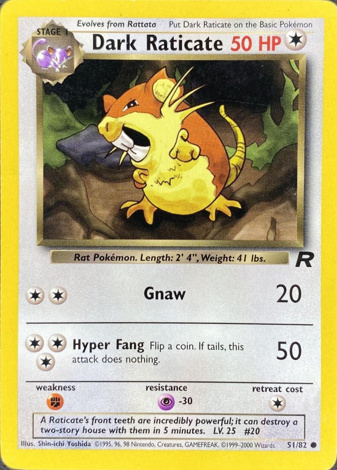 Dark Raticate 051/82 - Unlimited Team Rocket