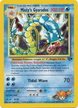 Misty's Gyarados 013/132 - Unlimited Holofoil Gym Challenge