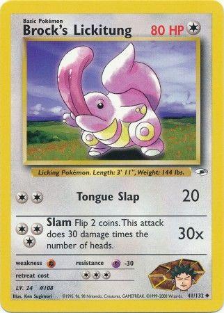 Brock's Lickitung 041/132 - Unlimited Gym Heroes