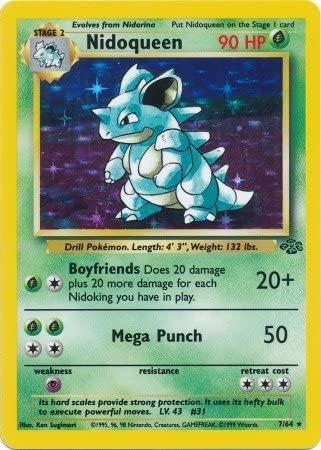 Nidoqueen 007/64 - Unlimited Holofoil Jungle