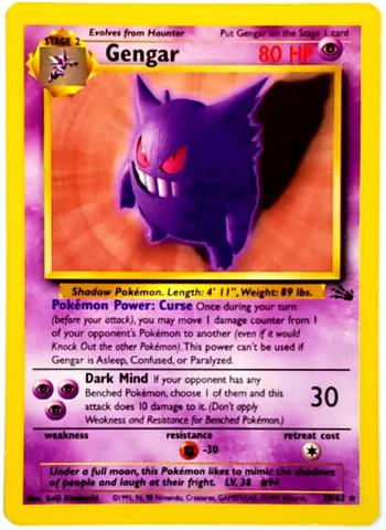 Gengar 020/62 - Unlimited Fossil
