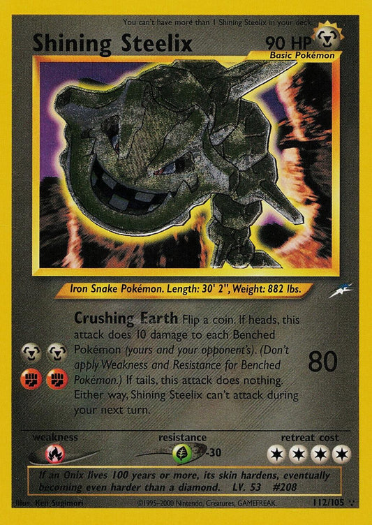 Shining Steelix 112/105 - Unlimited Holofoil Neo Destiny