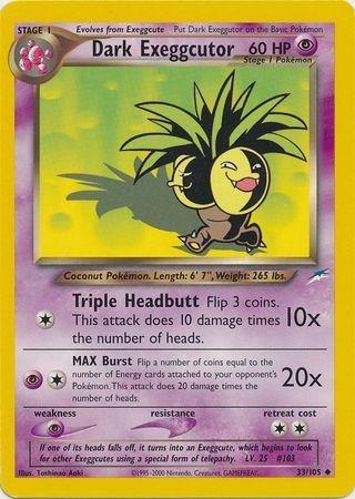 Dark Exeggcutor 033/105 - Unlimited Neo Destiny