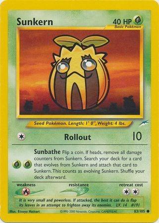 Sunkern 083/105 - Unlimited Neo Destiny