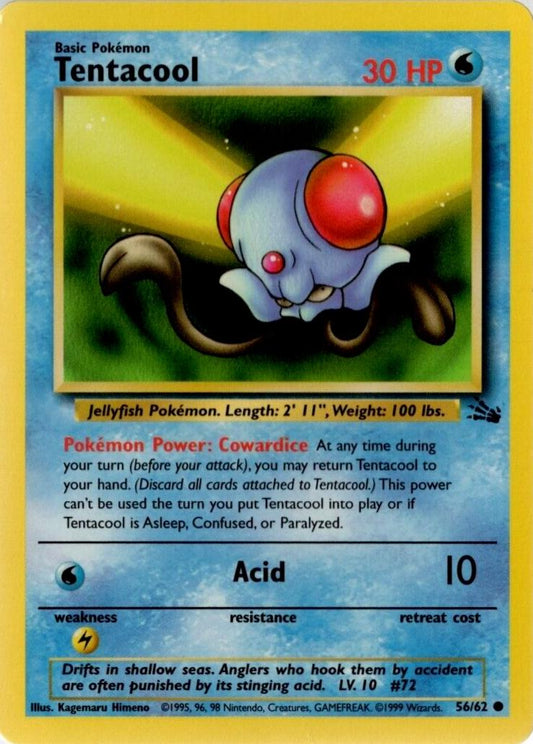 Tentacool 056/62 - Unlimited Fossil