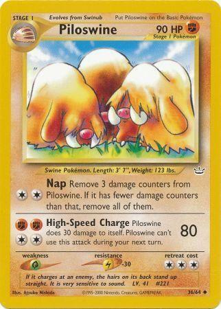 Piloswine 036/64 - Unlimited Neo Revelation