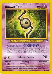Unown [S] 087/105 - Unlimited Neo Destiny
