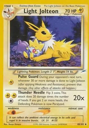 Light Jolteon 048/105 - Unlimited Neo Destiny