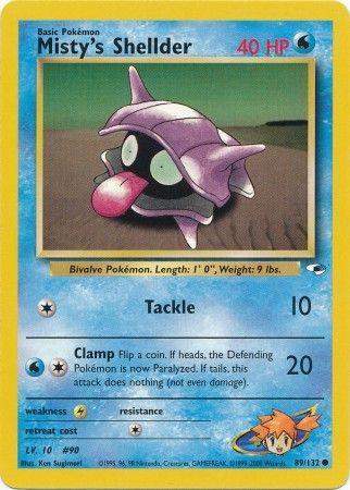 Misty's Shellder 089/132 - Unlimited Gym Heroes