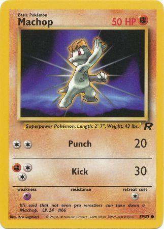 Machop 059/82 - Unlimited Team Rocket