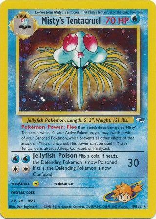 Misty's Tentacruel 010/132 - Unlimited Holofoil Gym Heroes