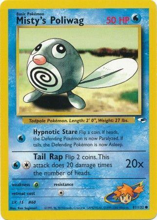 Misty's Poliwag 087/132 - Unlimited Gym Heroes