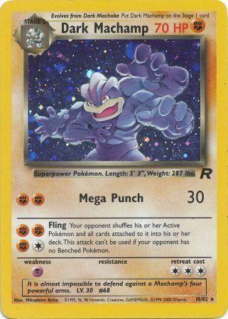 Dark Machamp 010/82 - Unlimited Holofoil Team Rocket